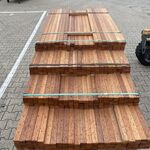 Ca. 196x Guyana Teak Latten Geschaafd, 27x40mm, lengte 245-335cm